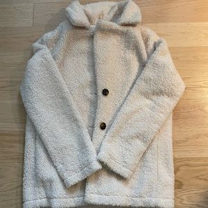 Sanctuary White Sherpa Jacket